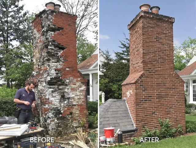 Dana Point Chimney Sweep performing a full chimney restoration in Dana Point, CA
