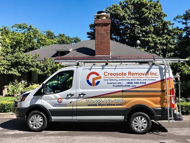 Dana Point Chimney Sweep technician removing creosote safely in Dana Point, CA