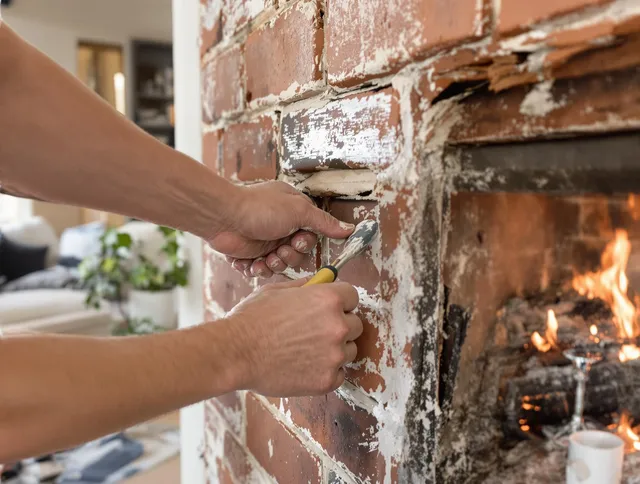 Routine fireplace repair by Dana Point Chimney Sweep in Dana Point, CA
