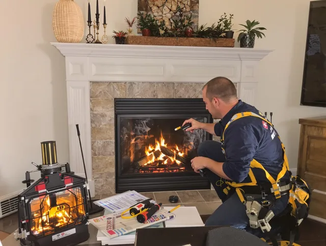 Safety-focused fireplace inspection by Dana Point Chimney Sweep in Dana Point, CA